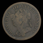 Canada, inconnu, 1/2 penny <br /> 1832