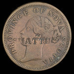 Canada, Province de la Nouvelle-Écosse, 1 penny <br /> 1840