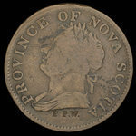 Canada, Province de la Nouvelle-Écosse, 1/2 penny <br /> 1832