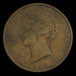 Canada, Province de la Nouvelle-Écosse, 1/2 penny <br /> 1856