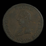 Canada, inconnu, 1/2 penny <br /> 1814