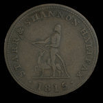 Canada, Starr & Shannon, 1/2 penny <br /> 1815