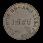Canada, George Davies, 1/2 penny <br /> 1855