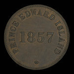 Canada, George Davies, 1/2 penny <br /> 1857