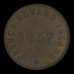 Canada, George Davies, 1/2 penny <br /> 1857