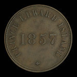 Canada, George Davies, 1/2 penny <br /> 1857