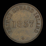 Canada, George Davies, 1/2 penny <br /> 1857