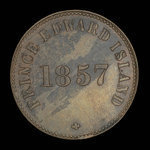 Canada, George Davies, 1/2 penny <br /> 1857