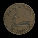 Canada, Perrins Bros., 1/2 penny : 1837