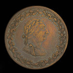 Canada, Joseph Tiffin, 1/2 penny <br /> 1812