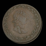 Canada, Joseph Tiffin, 1/2 penny <br /> 1812
