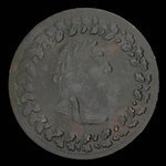 Canada, inconnu, 1/2 penny <br /> 1812