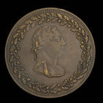 Canada, inconnu, 1/2 penny <br /> 1812