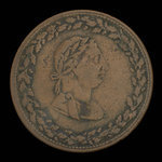 Canada, Joseph Tiffin, 1/2 penny <br /> 1812