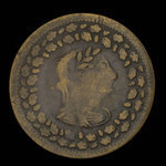 Canada, inconnu, 1/2 penny <br /> 1812