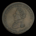 Canada, inconnu, 1/2 penny <br /> 1813