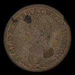 Canada, inconnu, 1/2 penny <br /> 1813
