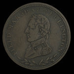 Canada, inconnu, 1/2 penny <br /> 1813