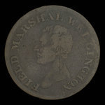 Canada, inconnu, 1/2 penny <br /> 1805