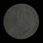 Canada, inconnu, 1/2 penny <br /> 1814