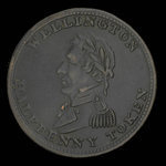 Canada, inconnu, 1/2 penny <br /> 1814