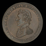 Canada, J.K. Picard, 1/2 penny <br /> 1812