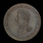 Canada, inconnu, 1/2 penny <br /> 1812