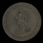 Canada, inconnu, 1/2 penny <br /> 1812