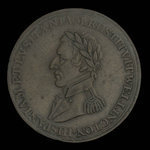 Canada, inconnu, 1/2 penny <br /> 1813