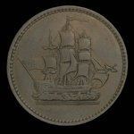 Canada, inconnu, 1/2 penny <br /> 1815