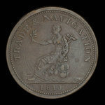 Canada, inconnu, 1 penny <br /> 1813