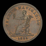 Canada, inconnu, 1 penny <br /> 1814