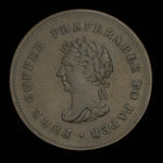 Canada, inconnu, 1 penny <br /> 1838