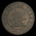 Canada, Richard Hurd, 1 penny <br /> 1814