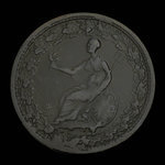 Canada, inconnu, 1/2 penny <br /> 1815