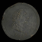 Canada, inconnu, 1/2 penny <br /> 1820