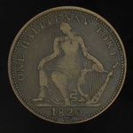 Canada, inconnu, 1/2 penny <br /> 1820