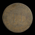 Canada, inconnu, 1/2 penny <br /> 1816