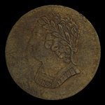 Canada, inconnu, 1/2 penny <br /> 1820