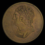 Canada, inconnu, 1/2 penny <br /> 1820