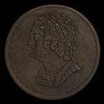 Canada, inconnu, 1/2 penny <br /> 1820