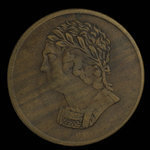 Canada, inconnu, 1/2 penny <br /> 1820