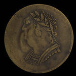 Canada, inconnu, 1/2 penny <br /> 1820