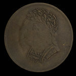 Canada, inconnu, 1/2 penny <br /> 1820