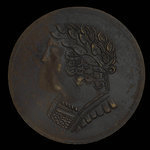 Canada, inconnu, 1/2 penny <br /> 1820