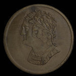 Canada, inconnu, 1/2 penny <br /> 1820