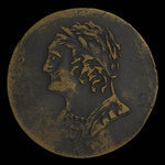 Canada, inconnu, 1/2 penny <br /> 1820