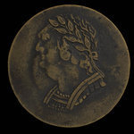 Canada, inconnu, 1/2 penny <br /> 1820