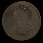 Canada, inconnu, 1/2 penny <br /> 1820