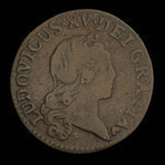 France, Louis XV, 1 liard <br /> 1720